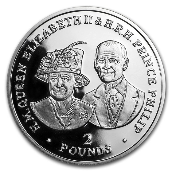 2017 BIOT Silver £2 Royal Couple (Queen's 80th Birthday) 2017 BIOT Silver £2 Royal Couple (Queen's 80th Birthday)